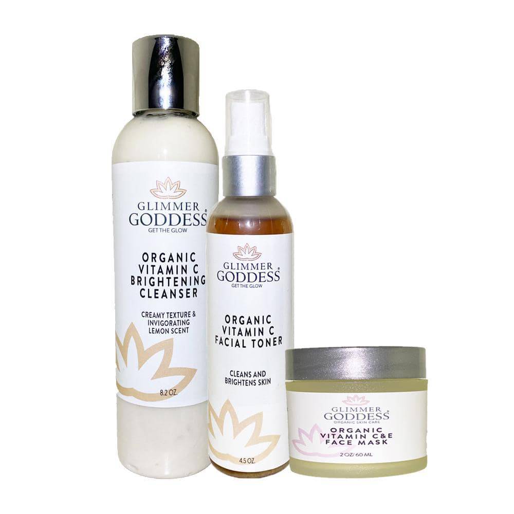 Organic Skin Care 3 Step Cleansing Kit - Brighter Skin